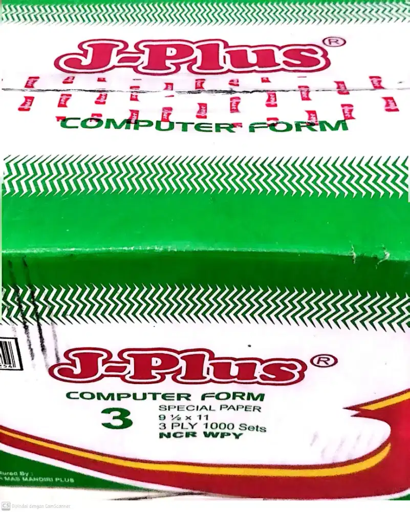 Kertas dotmatrix 3 ply