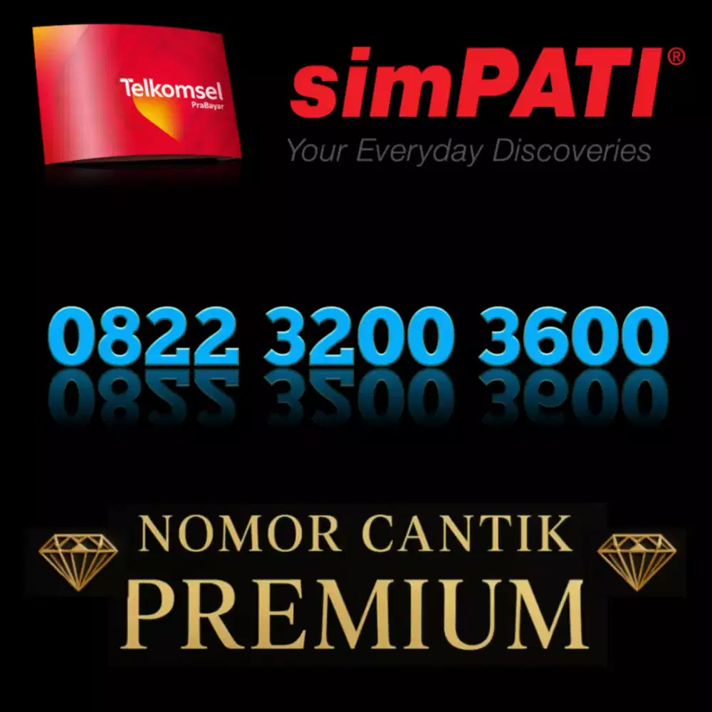 Nomor Cantik Telkomsel simPATI double ratusan minimalis berkualitas