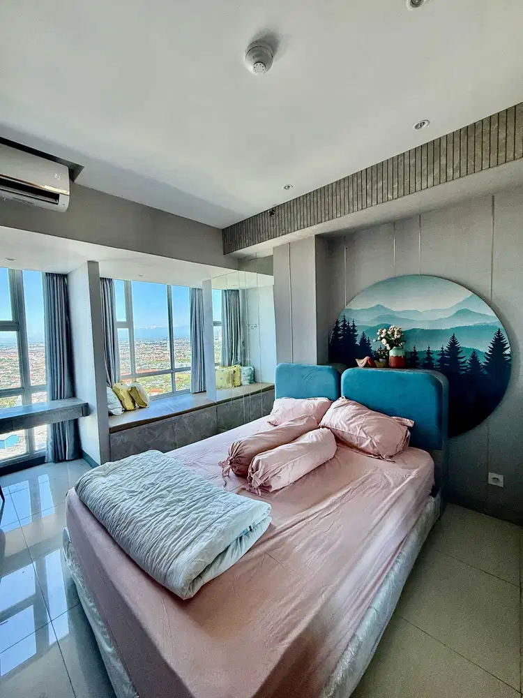 DISEWAKAN APARTEMEN BENSON STUDIO PLUS FURNISH BAGUS LT 37 PAKUWON MAL