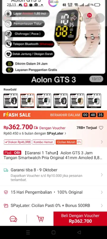 SMARTWATCH AOLON GT3