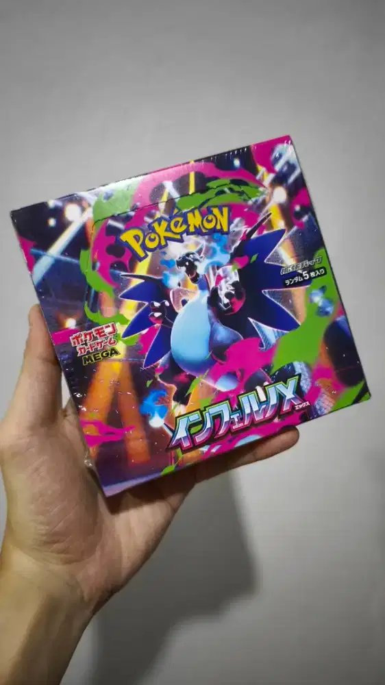 Inferno X Pokemon TCG Booster Box Original Japan Shrinked Wrap Ori