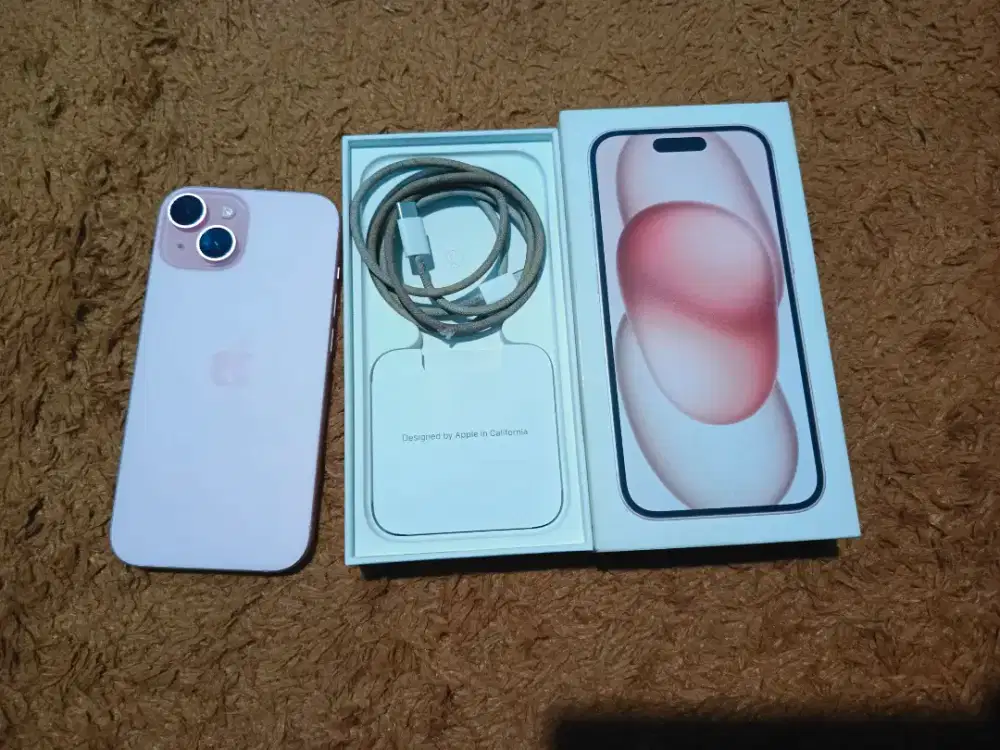 IPHONE 15 128 GB SECOND RESMI NO MINUS