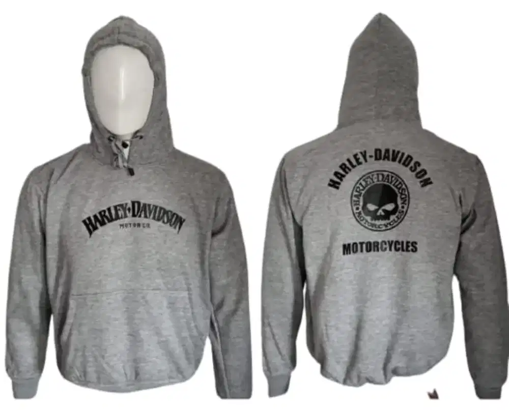 Sweater hoodie harley davidson eagle dan skull