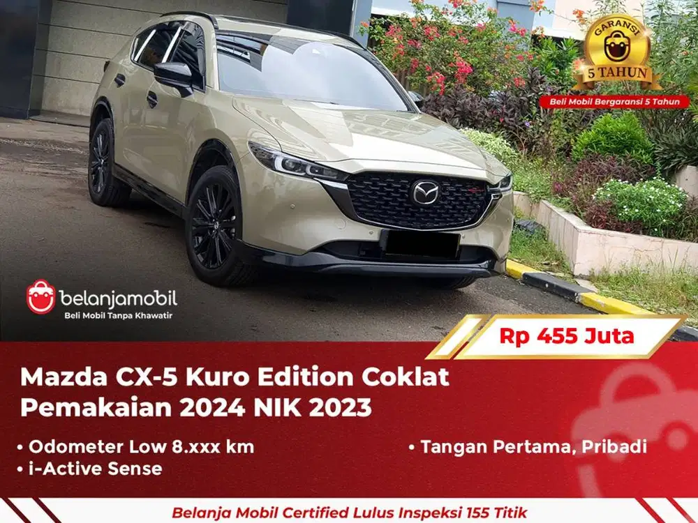 [ GARANSI 5TH ] Mazda CX5 CX-5 CX 5 Kuro Edition NIK 2023 2024