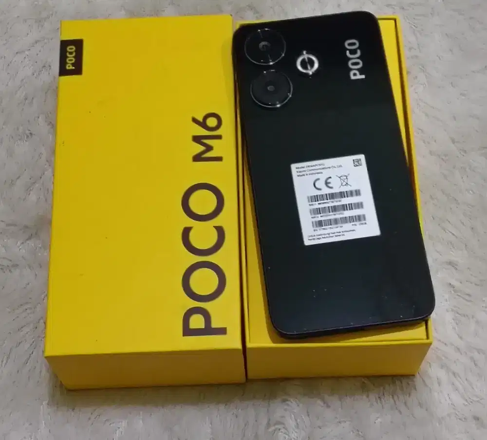 POCO M6 8+4/256GB FULSET ORIGINAL MULUS NO MINUS