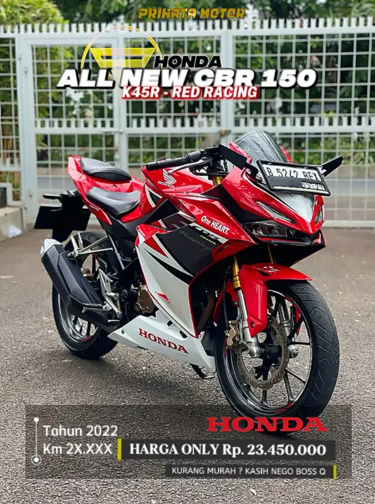 DP 500 Ribuan Honda All New CBR 150R 2022