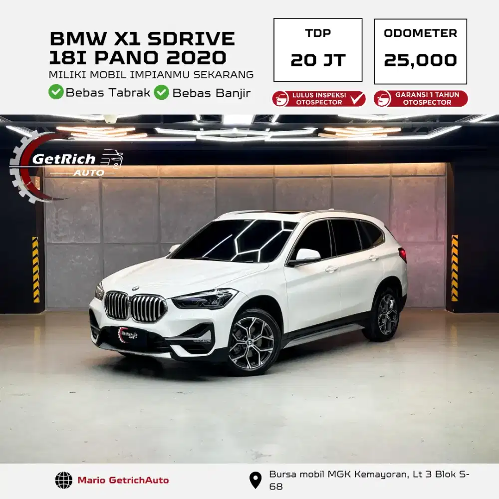 KM 25 RB BMW X1 SDRIVE 18i PANORAMIC 2020