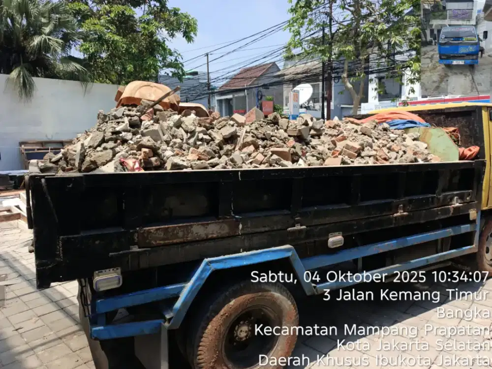 Jasa buang sampah proyek