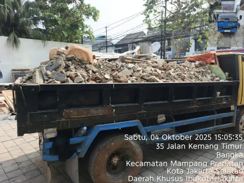 Jasa buang sampah proyek dan angkut puing