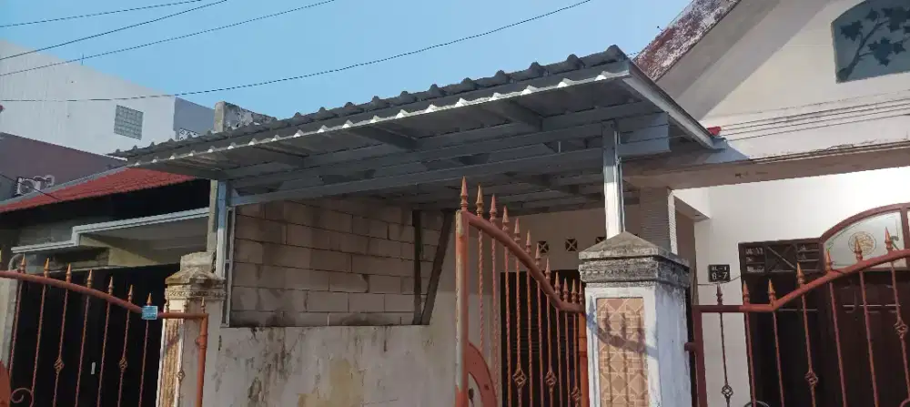 Kanopi canopy minimalis galvalum upvc solarflat renovasi