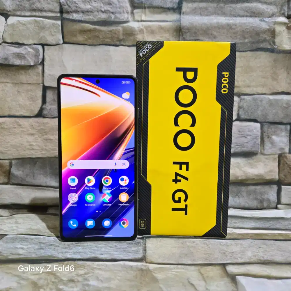 Poco F4 GT 5G 12/256 Yellow Fulset Charger 67w segel mulus 95%
