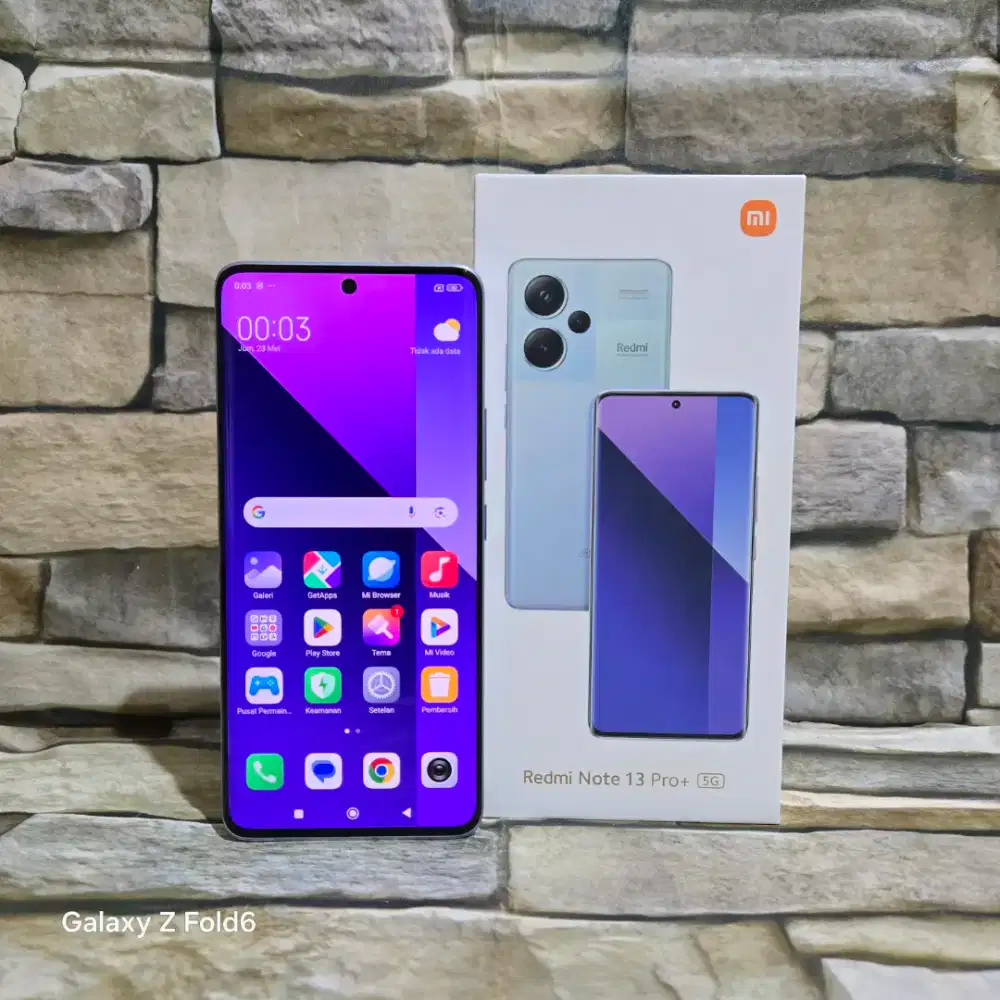 Xiaomi Redmi Note 13 Pro Plus 5G 12/512 Purple Fulset segel mulus 98%