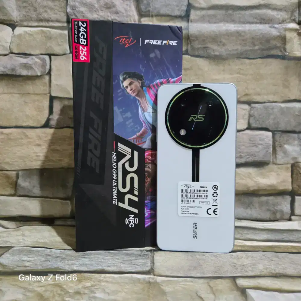 Itel Rs4 4G 12/256 Fulset segel mulus 98% Garansi