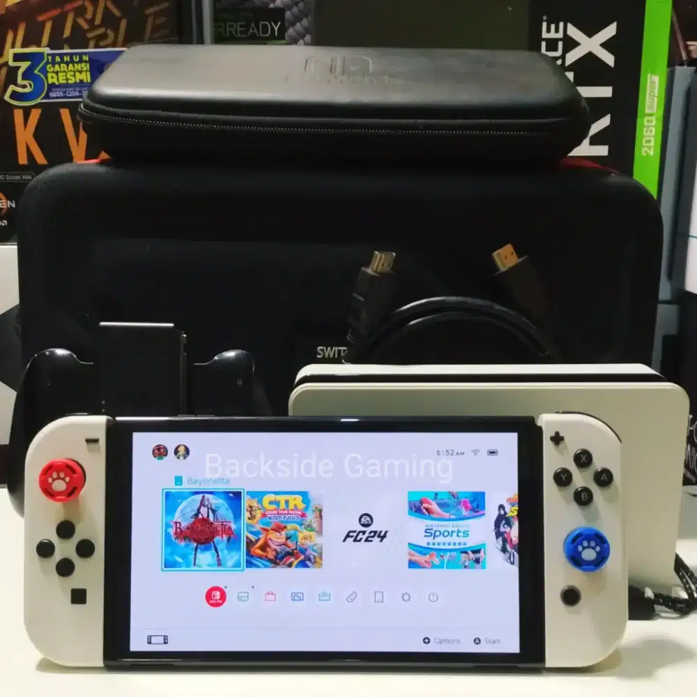 Nintendo Switch Oled Original Fullset