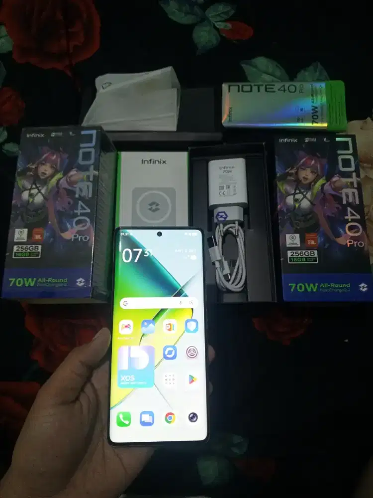 INFINIX NOTE 40 PRO 4G 8/256 FULLSET MULUSSS