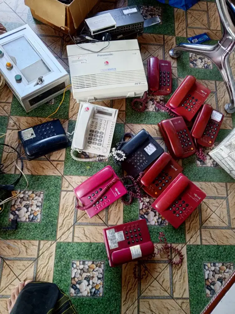 PABX PANASONIC KX824 PAKET LENGKAP NORMAL MURAH JOSS