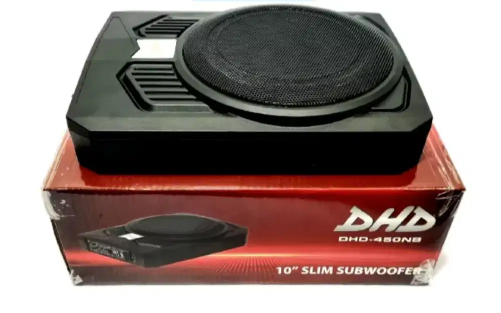 SUBWOOFER KOLONG KURSI MOBIL UNDERSEAT DHD-450NB - 10 INCHI