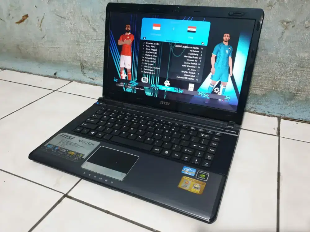 LAPTOP MSI i5 VGA NVIDIA RAM8GB HDD640GB BATRE OK SIAP PAKAI