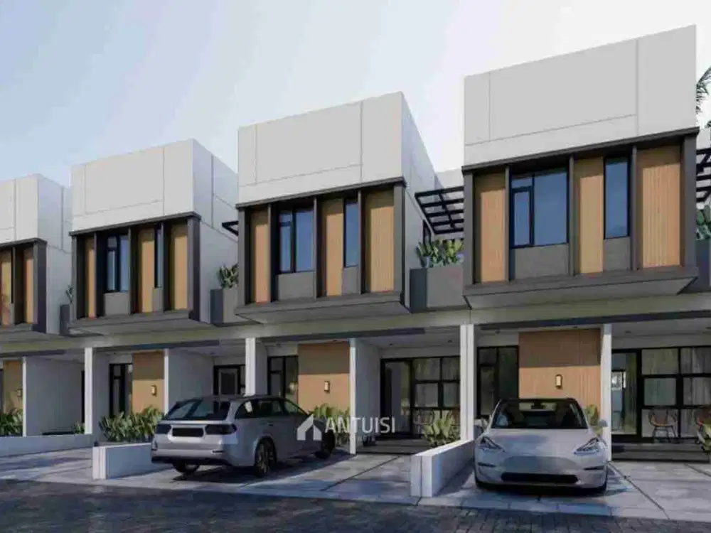 Rumah Ciracas 2lantai 4 kamar tidur custom fasad/layout bebas banjir strategis RSUD Ciracas/dan halte busway/LRT Cibubur Jakarta Timur