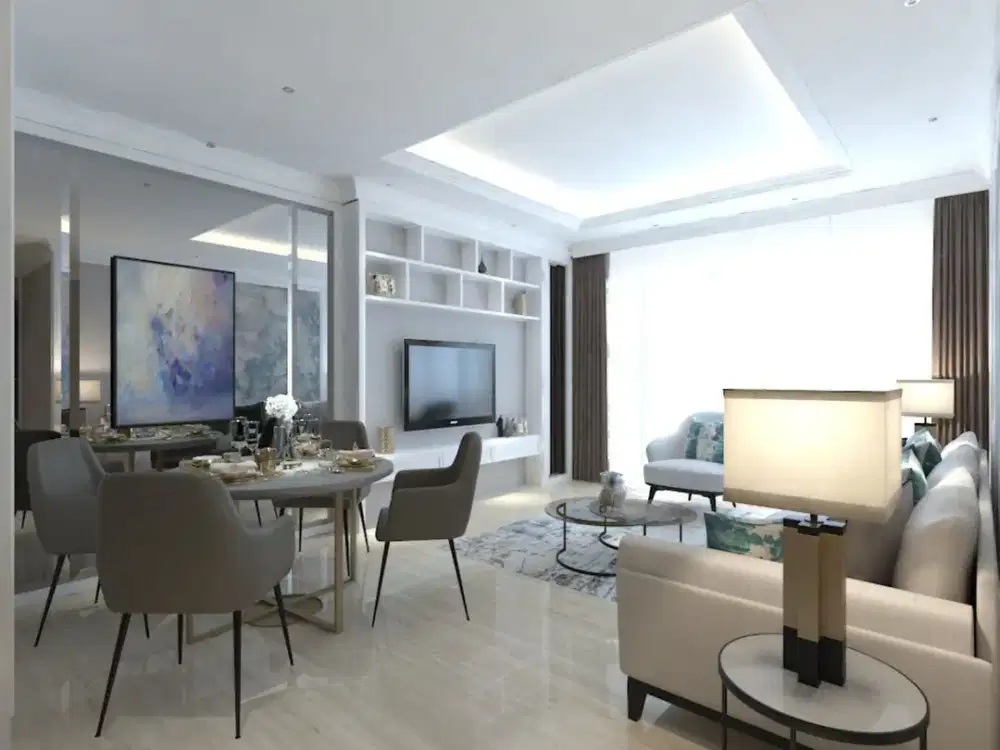 Apartemen South Hills Tipe 2BR Furnished Lantai 20 Di Kuningan