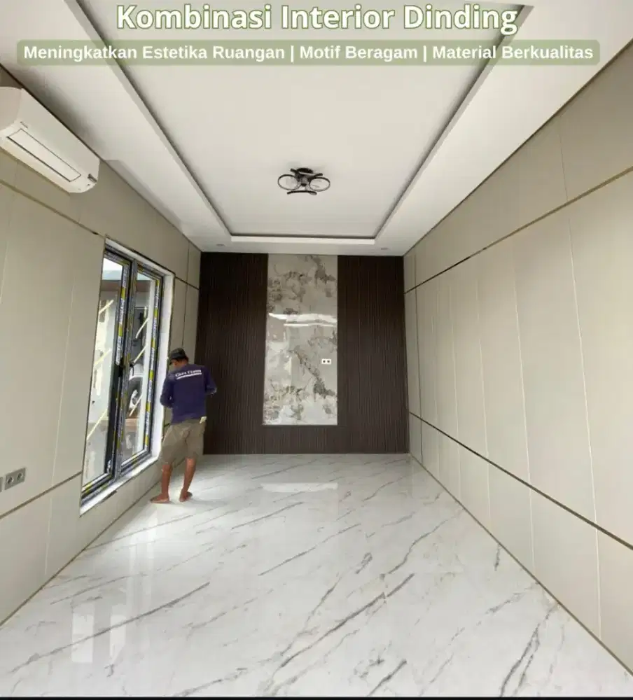 WALL PANEL DINDING MENERIMA ANTAR BAHAN & TERPASANG