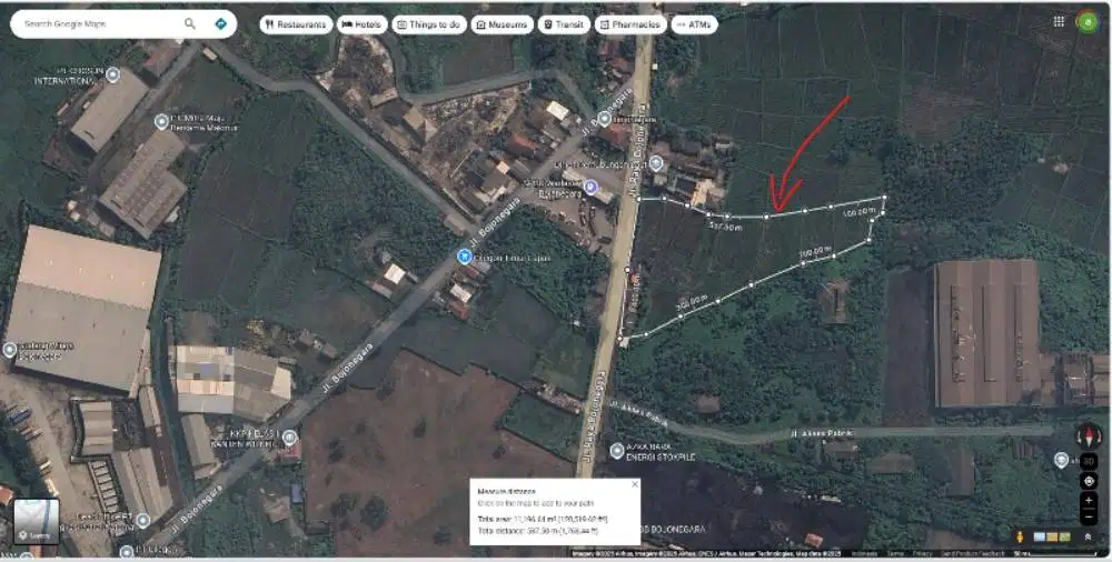 Dijual Tanah Pinggir Jalan Raya. Bojonegara, Kab. Serang, Banten