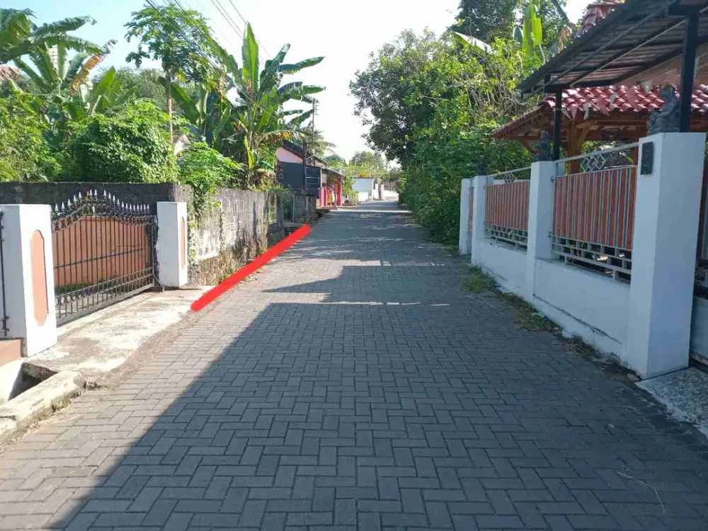 Di jual Tanah,Murah, cocok utk perumahan cluster berhadapan lokasi di Duwet Jl Kabupaten dkt PEMDA SLEMAN, RSA UGM