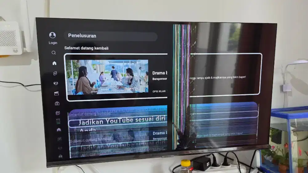 TV SAMSUNG 32 INCH (RUSAK LCD)