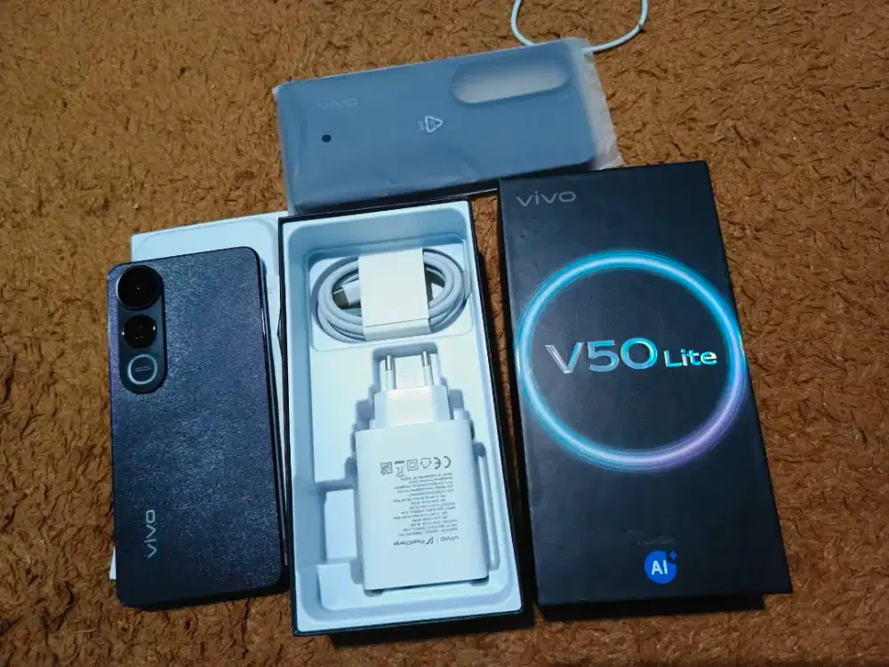 Vivo v50 lite ram 8/256 gb second fullset ori