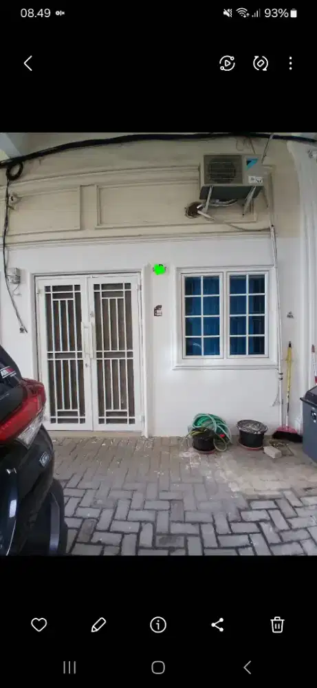 Sewa rumah dengan ac dll
