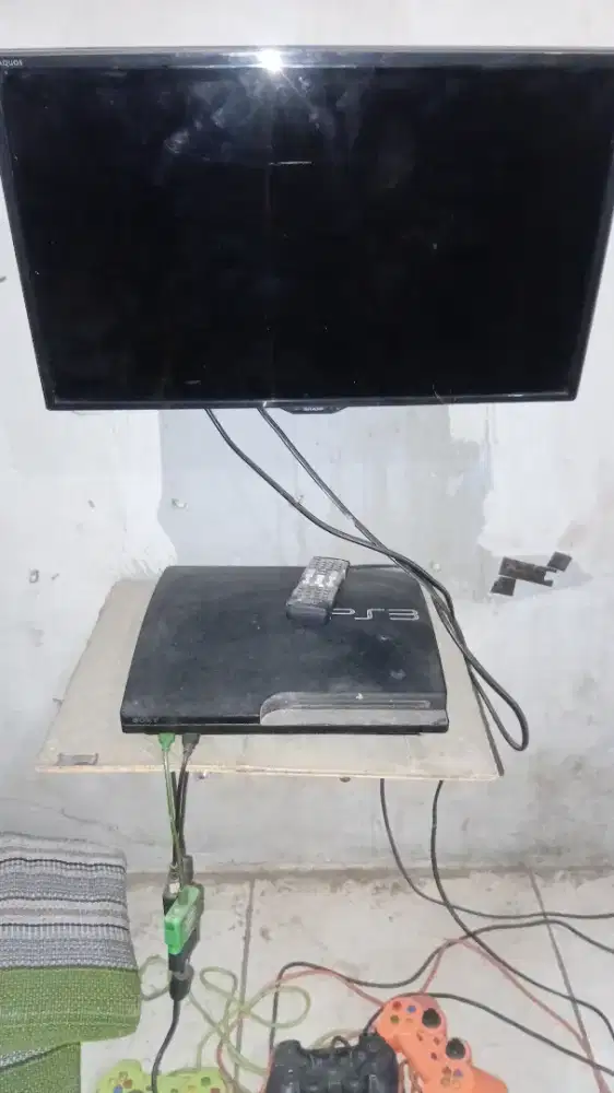 Ps 3 dan ps 2 plus tv borongan