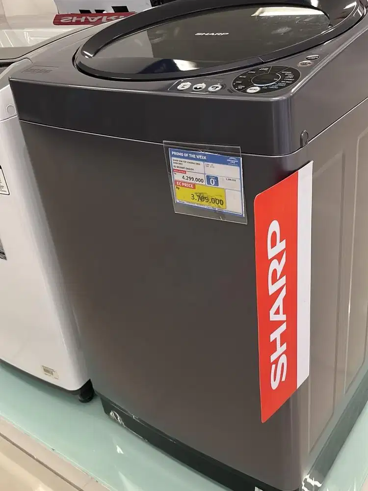 Mesin cuci top loading sharp 10kg  Mulai dari harga 3 jutaan