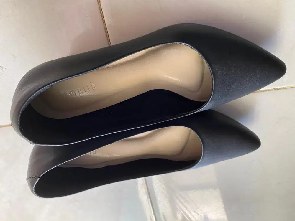 Sepatu wanita tinggi kurlep 5 cm