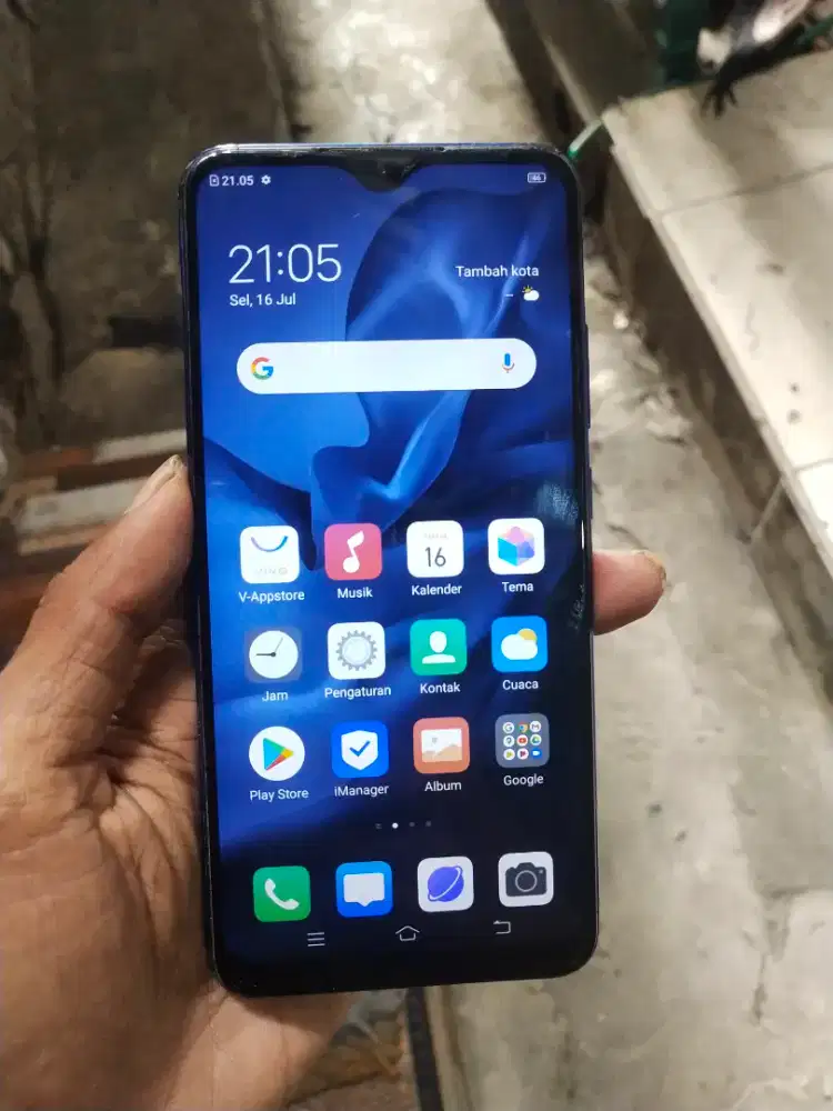 Vivo S'1 pro 8/128 Snapdragon665 minus sidik jari layar off