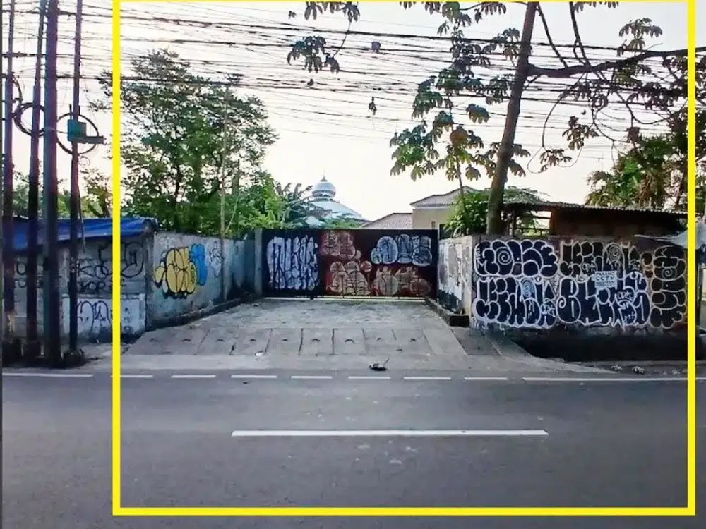 Disewakan lahan Untuk Usaha, Luas 600m2 di  Condet Raya, Kramat Kati