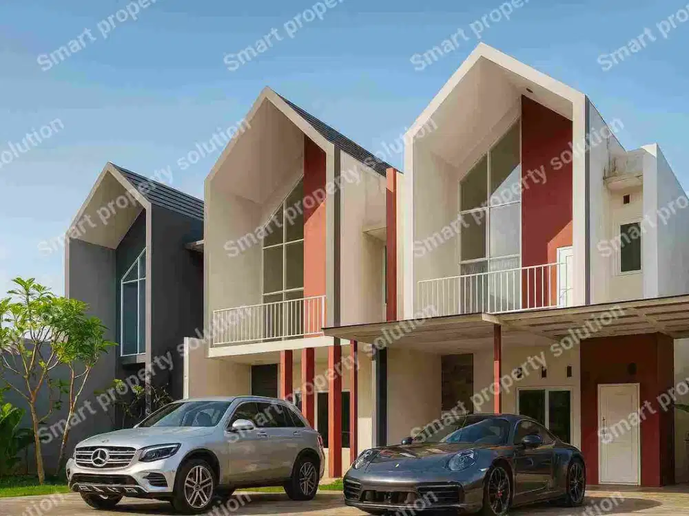 Siap Huni Rumah Modern Hook 2 Lantai Scandinavian – Posisi Depan Cluster