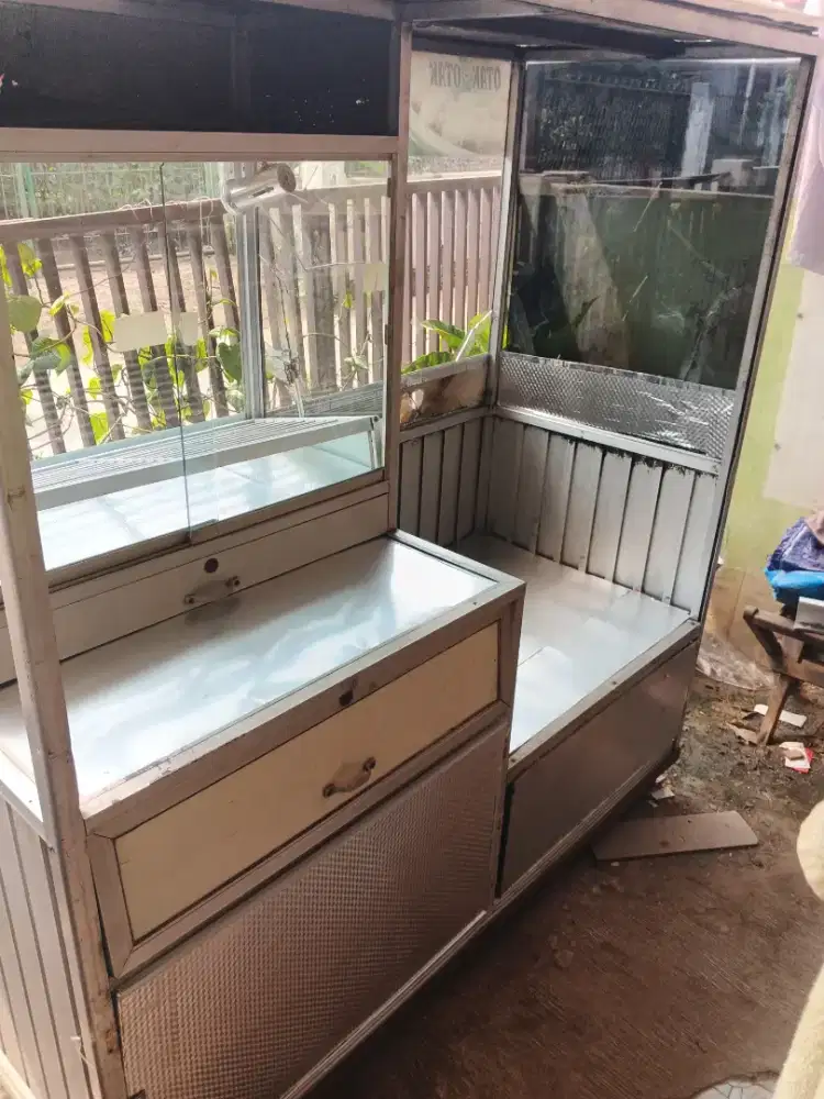 Gerobak alumunium panjang 2 meter
