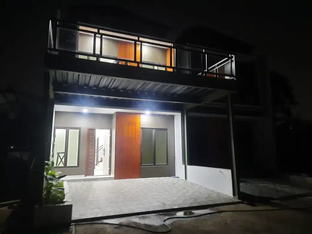 Hunian konsep modern glass SHM siap akses 1kl km ke tol