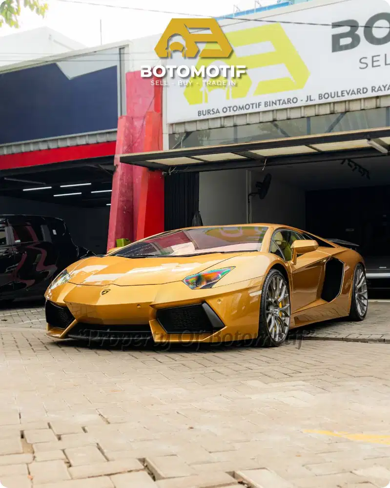 Lamborghini Aventador LP700-4 Coupe 2013 Oro Elios/Emas [RARE]