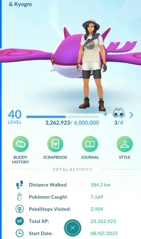 Akun Pokemon Go Mystic Lv. 40 (Jual Cepat!)