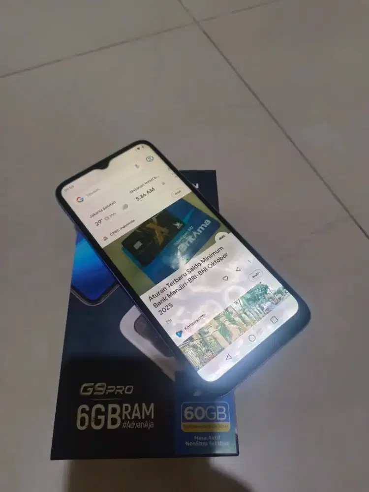 Advan G9 pro ram 6/64 + dus