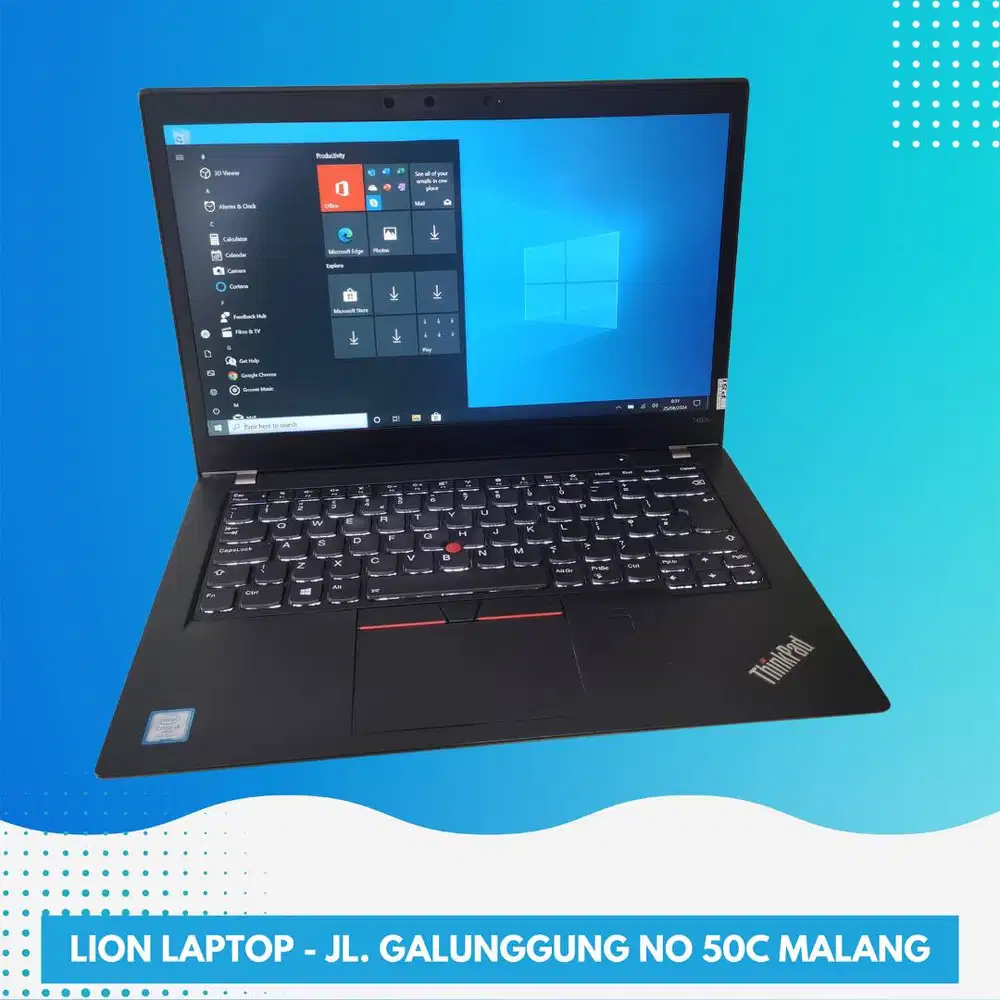RAM 8GB Core i5 gen 8 Touchscreen Lenovo Thinkpad T480s SLIM [05|10]