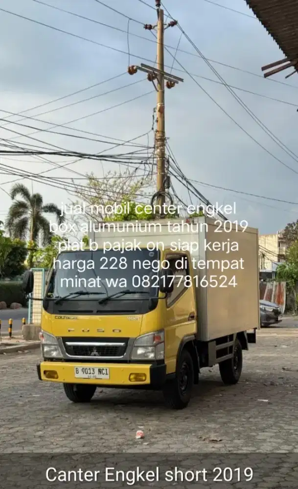Jual mobil center engkel 110 PS box alumunuimun