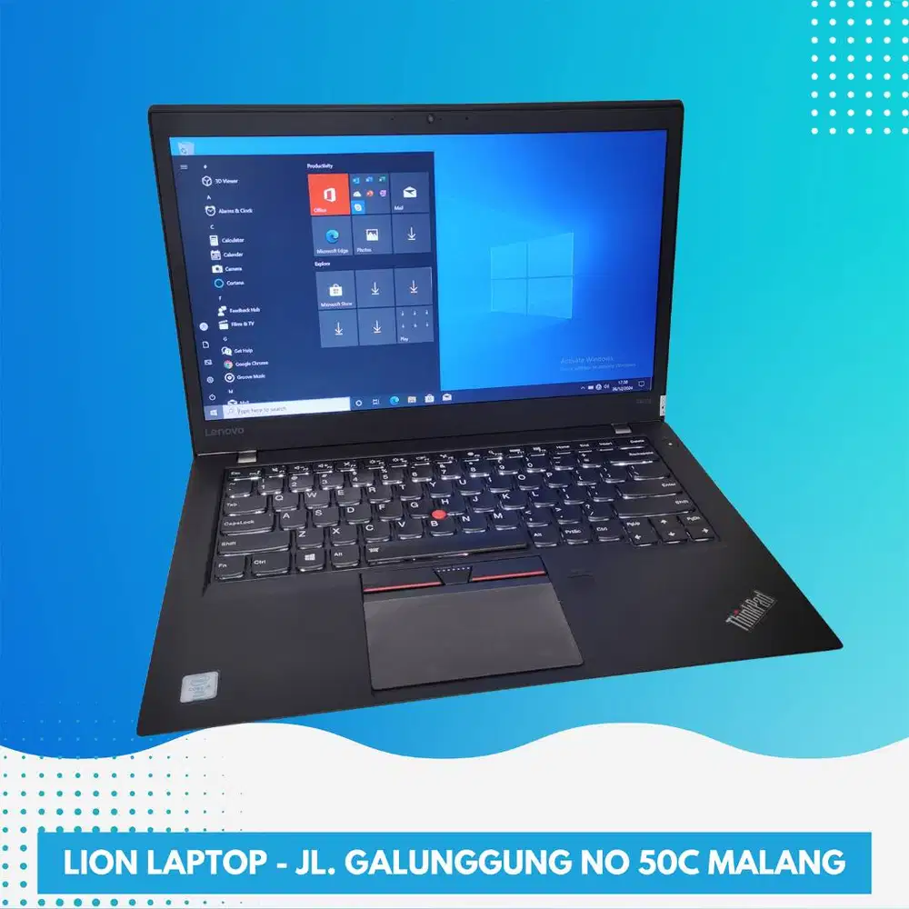 RAM 8GB SSD 256GB Core i5 Slim Lenovo Thinkpad T460s [05|10]