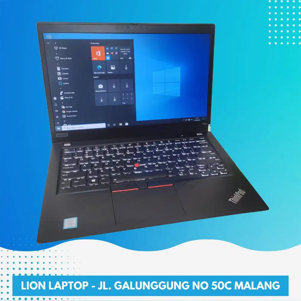 RAM 16GB SSD 512GB Core i5 Slim Lenovo Thinkpad T490s [05|10]