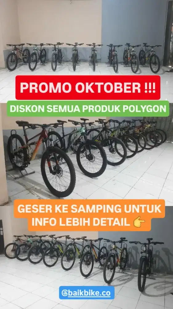 PROMO BULAN OKTOBER DISKON SEMUA PRODUK POLYGON
