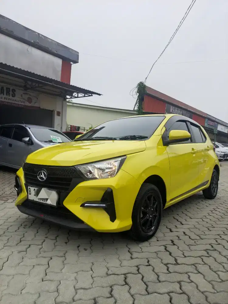 Daihatsu Ayla 1.0 X AT ADS Matic 2023 KUNING METALIK