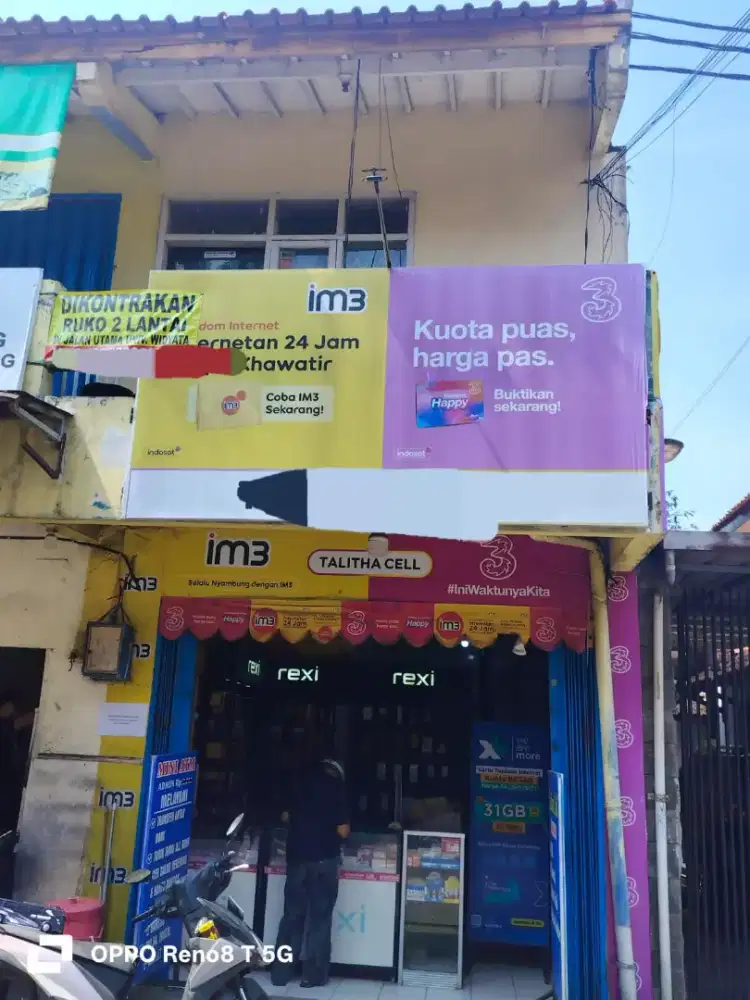 Disewakan ruko 2 lantai dekat kampus widyatama bandung