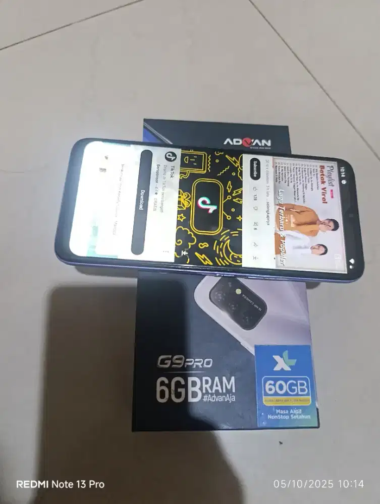 Advan G9 Pro ram 6/64
dan dus