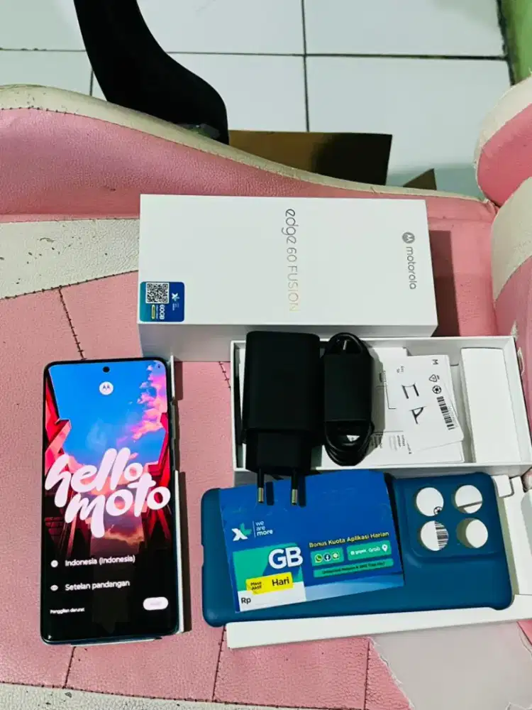 Motorola edge 60 fusion mulus baru 6 hari